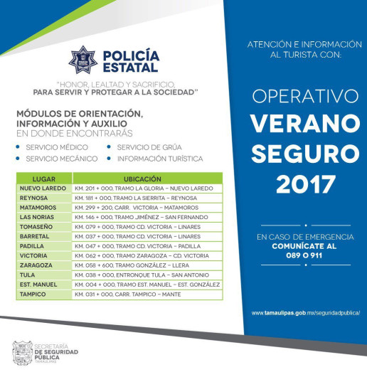 Instala Policía Federal Operativo Seguro 2017