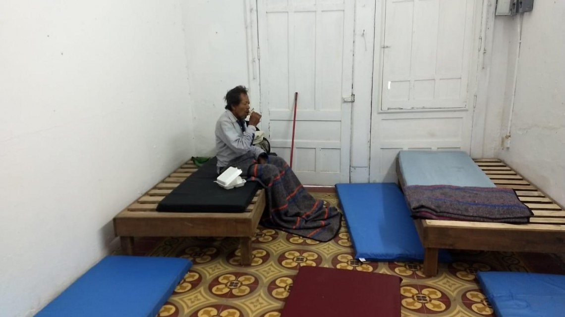 Llegan al albergue municipal 7 personas para resguardarse del frío 