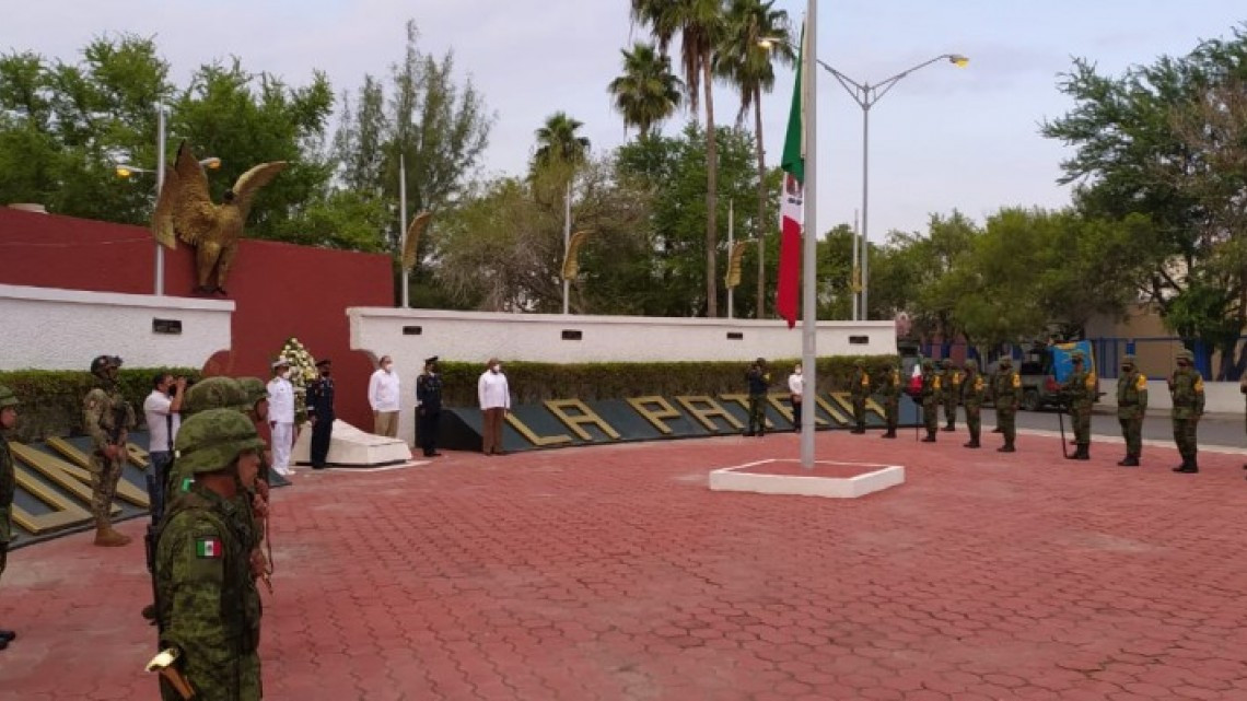 Conmemoran autoridades municipales y militares 173 aniversario de la Gesta Heroica de Chapultepec