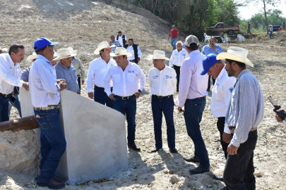 Con una inversión de 1.7 MDP, Gobierno del Estado inaugura bordo para abrevadero