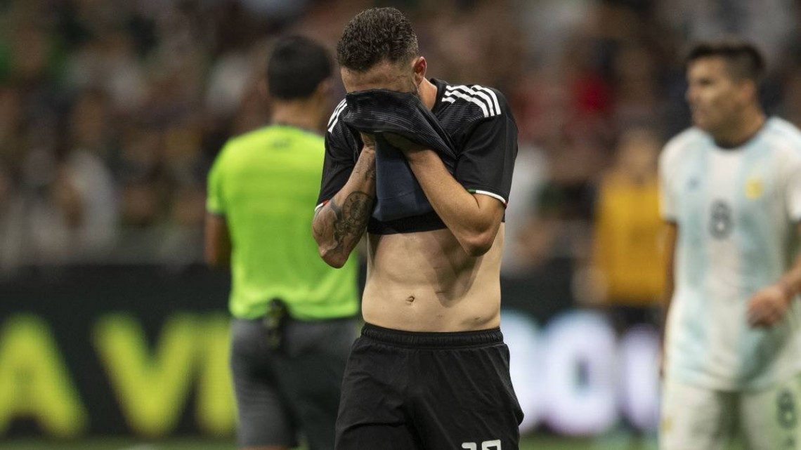 La "amistosa" goleada de Argentina a México