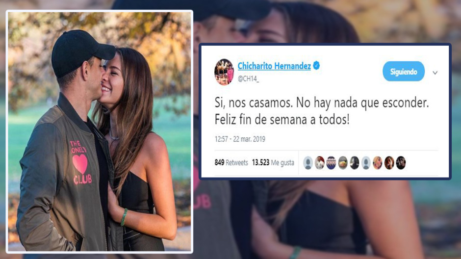  ¡’Chicharito’ se casó con Sarah Kohan!