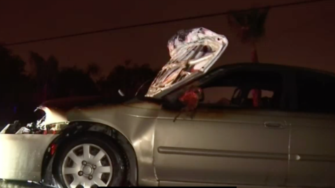 Se quema vehículo en plena carretera