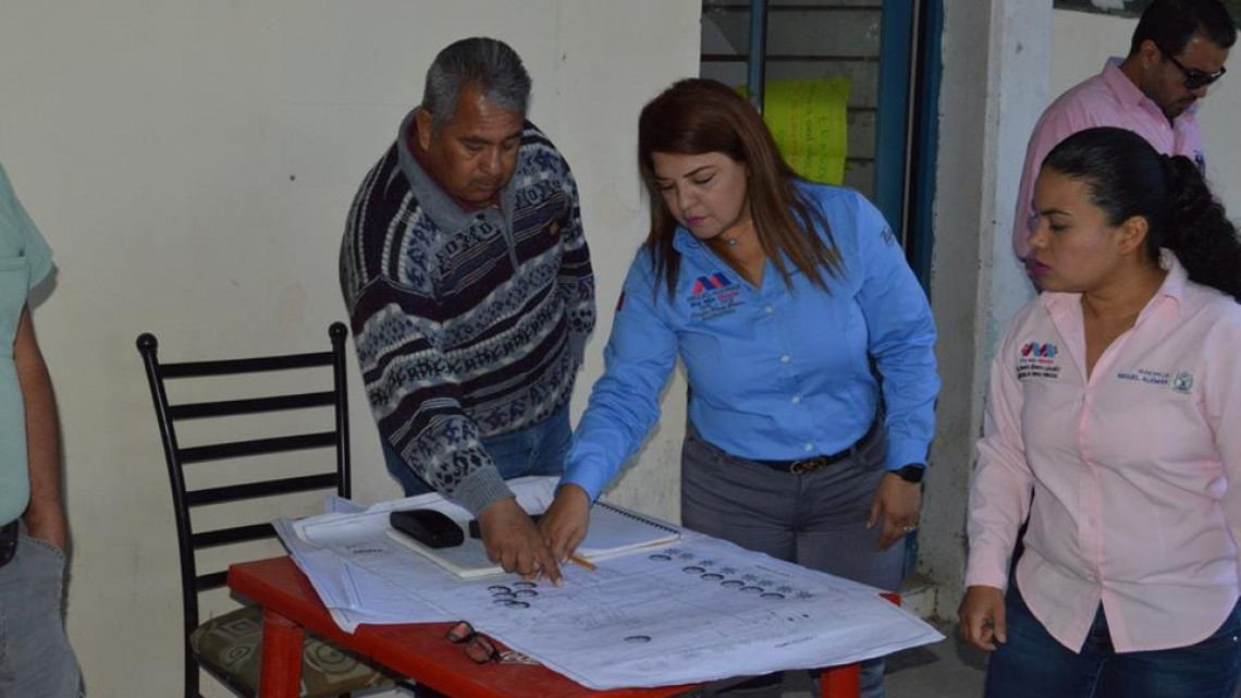 Supervisa alcaldesa avance de Casa Club del Adulto Mayor