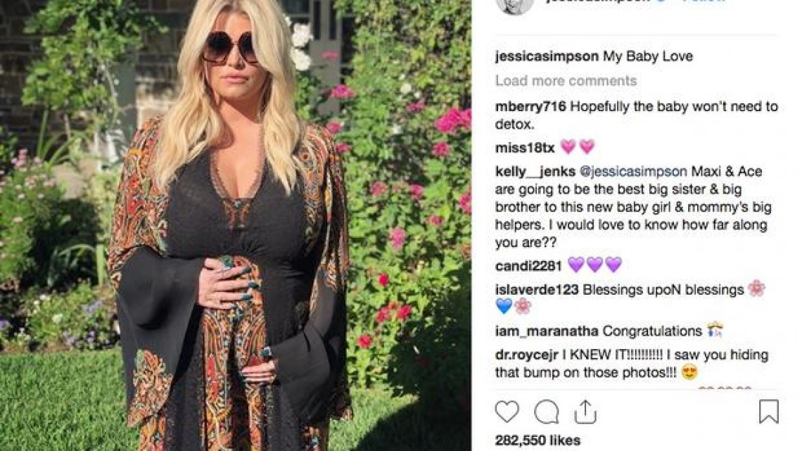 Jessica Simpson confirma que está embarazada