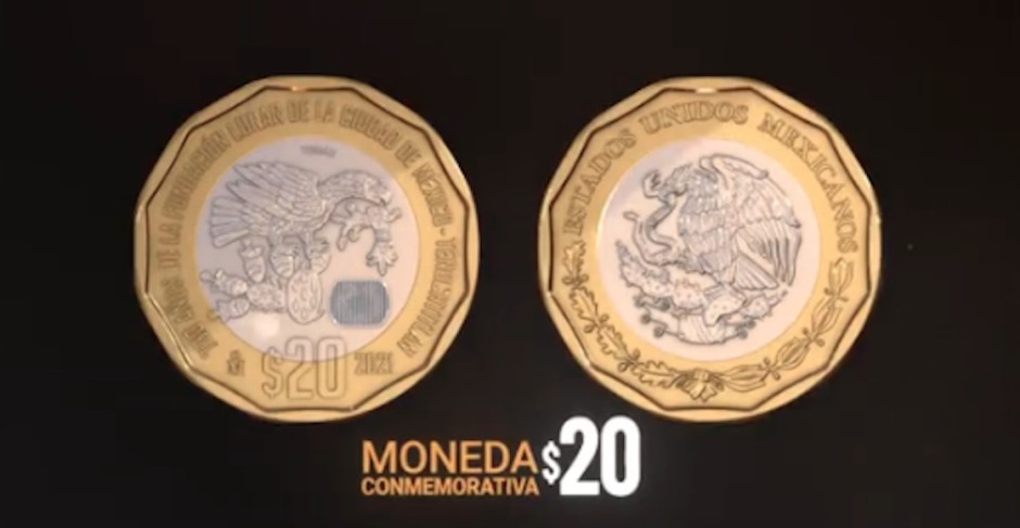 Moneda de 20 pesos es considerada la mejor del mundo