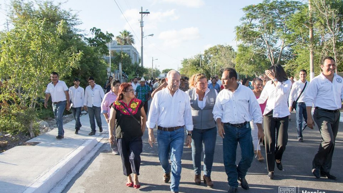 Termina obra de pavimentación