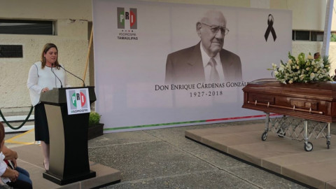 Despide el PRI al ex gobernador Enrique Cárdenas