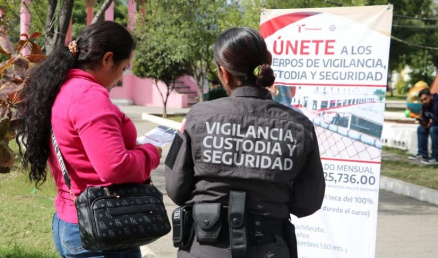 Implementa SSPT campaña de reclutamiento presencial y virtual para Cuerpos de Vigilancia, Custodia y Seguridad