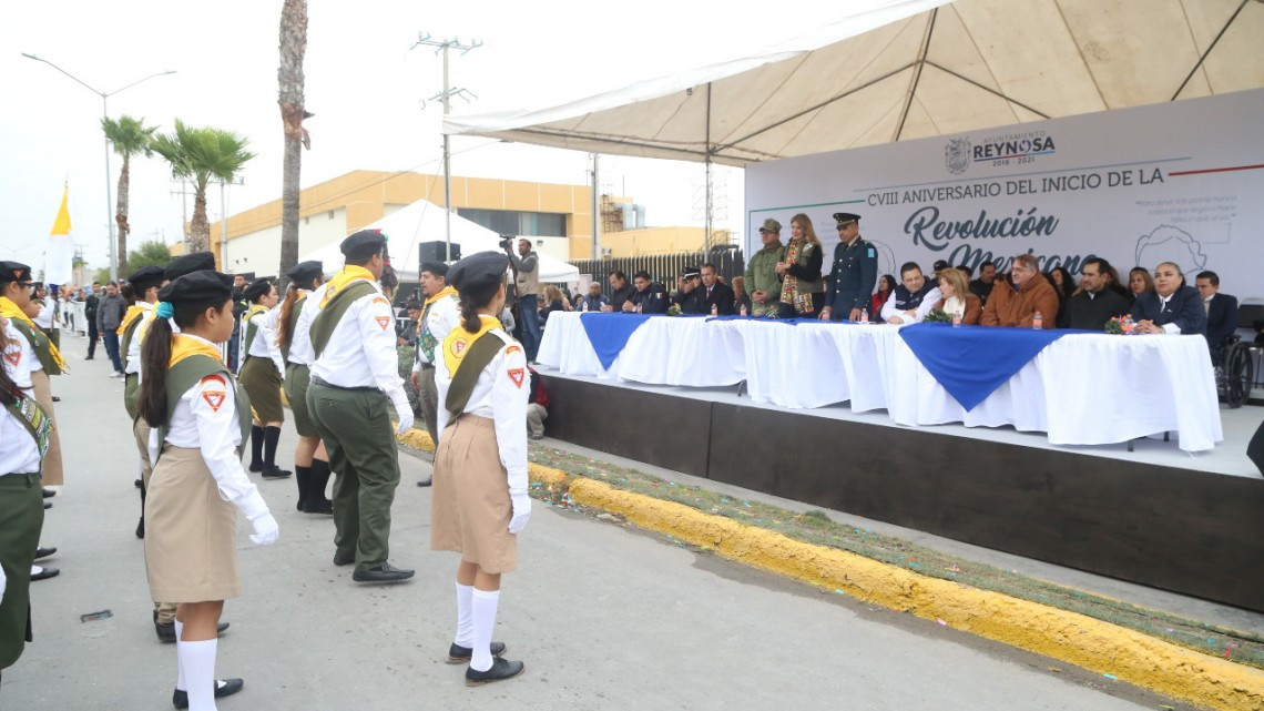 Motiva participación de reynosenses 108 Aniversario de la Revolución Mexicana