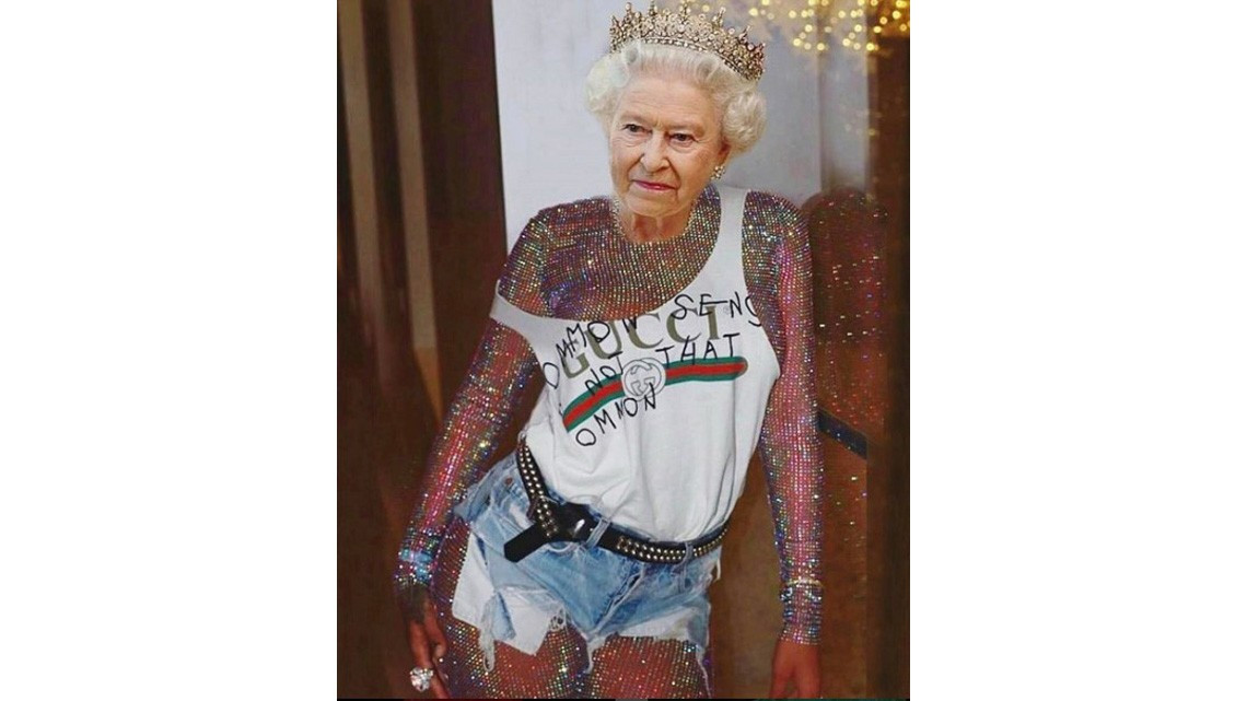 Rihanna ridiculiza a la reina de Inglaterra