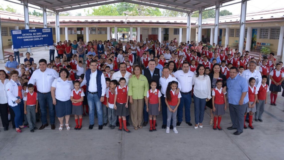 Instala Gobierno de Tamaulipas desayunador en primaria