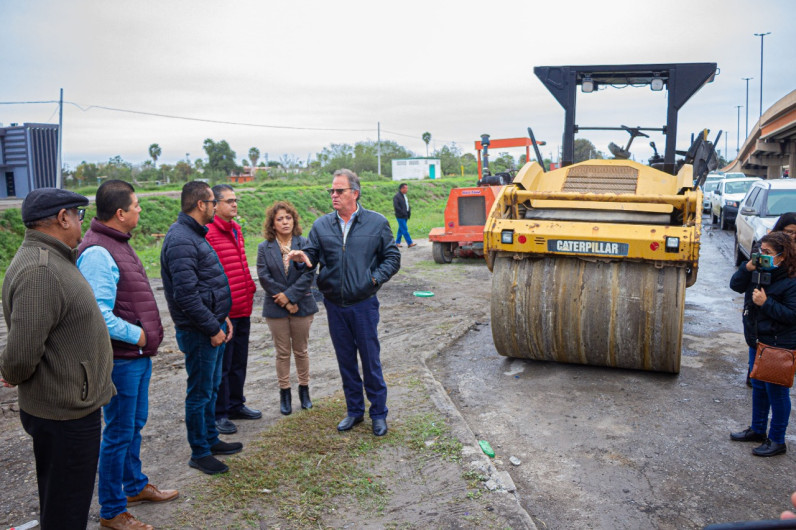 Realiza Alcalde Interino intenso recorrido de supervisión de obras 