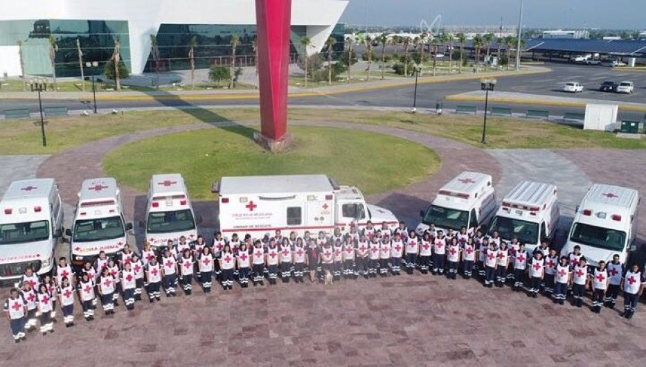 Cruz Roja Mexicana despliega a 33 voluntarios a Houston 