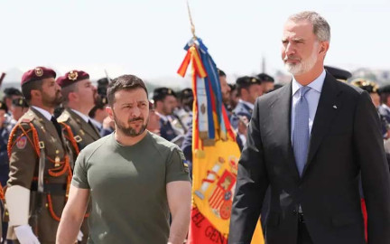 Felipe VI garantiza el apoyo de España a Ucrania 