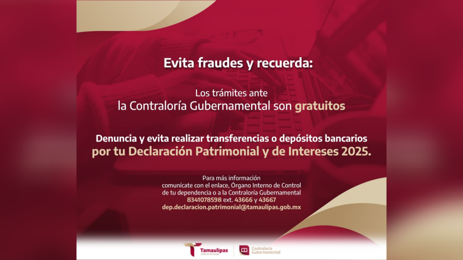 Más de mil personas servidoras públicas realizan su declaración patrimonial desde el día primero de mayo