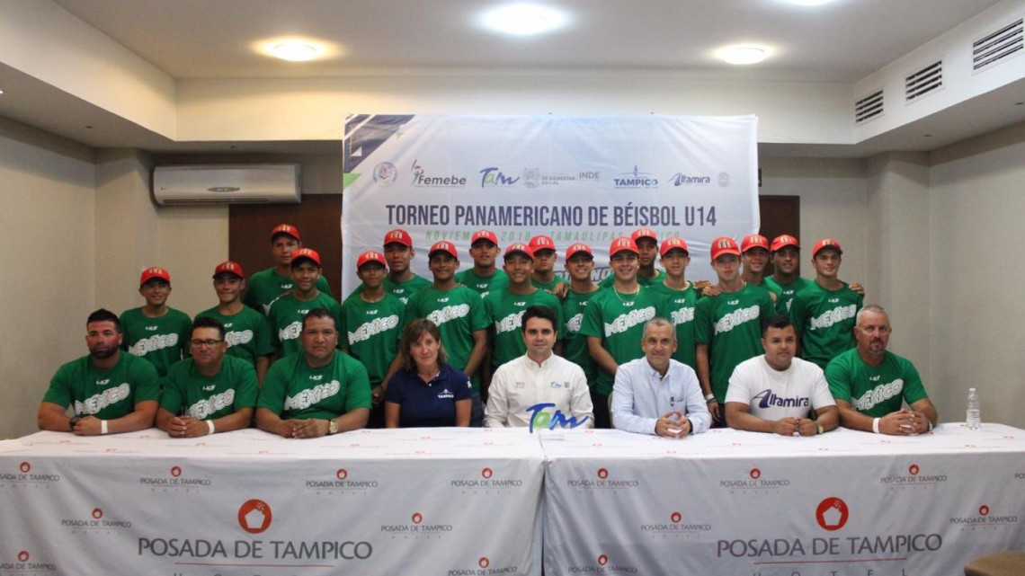 Tamaulipas recibe el Campeonato Panamericano de béisbol U14