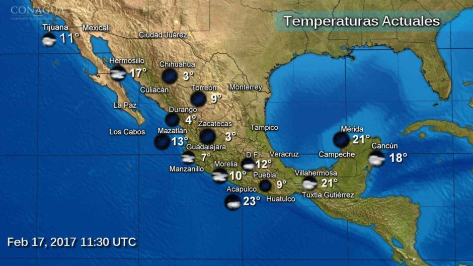 Nuevo sistema invernal afectará el clima en gran parte del país