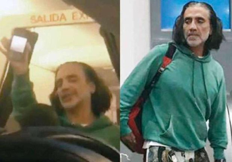 Alejandro Fernández irreconocible y ebrio genera terror en un avión