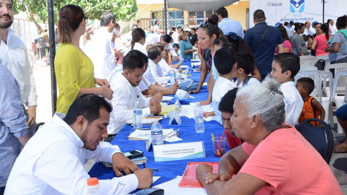 Llevan a cabo Audiencia Pública en Los Almendros