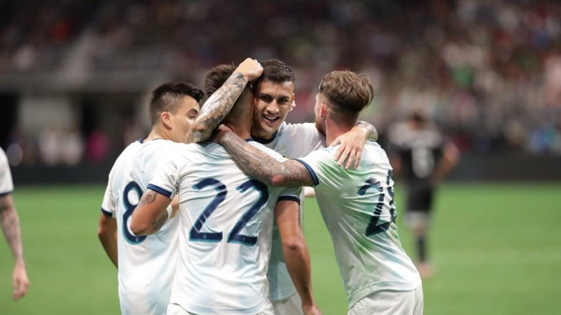 La "amistosa" goleada de Argentina a México