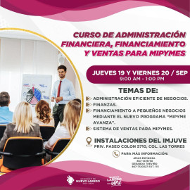 Invitan a jóvenes emprendedores a cursos de capacitación