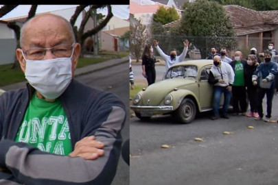 Profesor de Brasil vende su Vocho y sus exalumnos se lo regresan