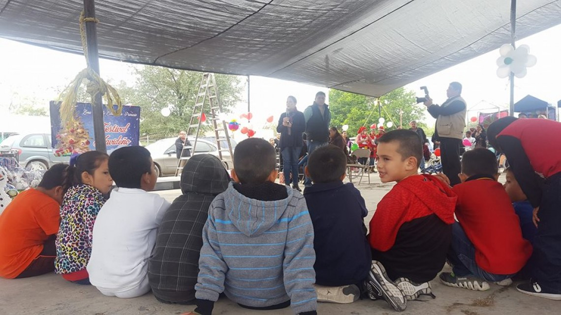 Asiste presidenta de DIF Matamoros como invitada a posada navideña