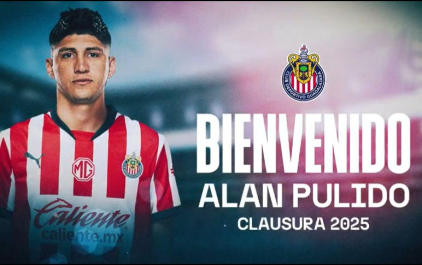 Chivas hace oficial el fichaje de Alan Pulido