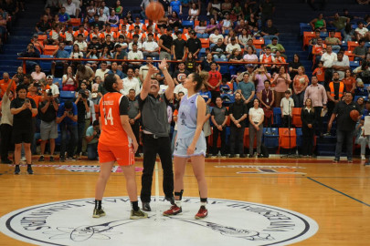 Rector de la UAT inaugura la  temporada 2025 de la LNBP Femenil