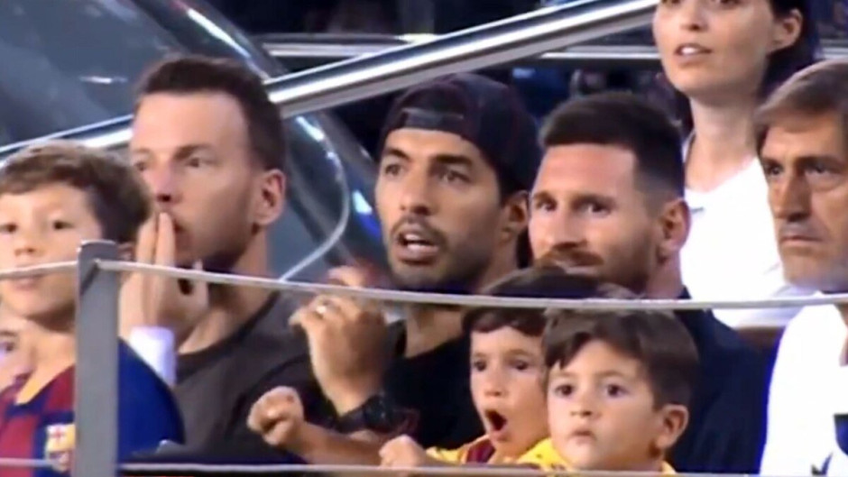 El show de Mateo Messi en el Camp Nou