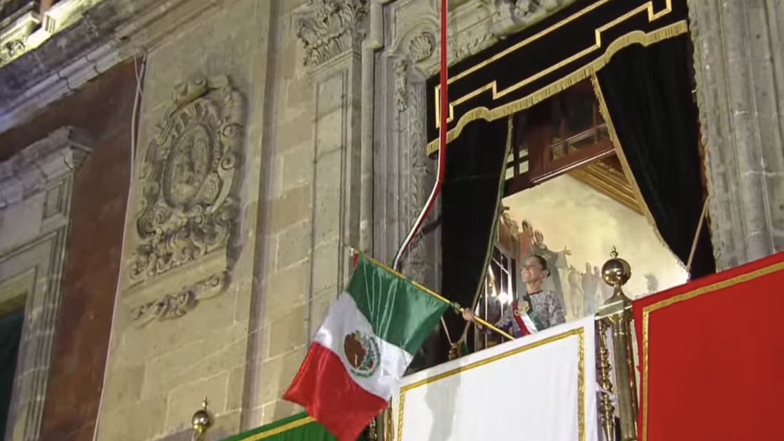Sheinbaum marca un hito: primer Grito de Independencia a cargo de una presidenta