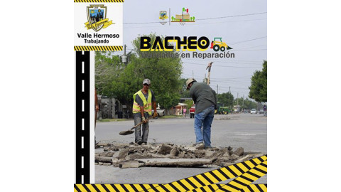 Realizarán bacheo en la Calle Tamaulipas