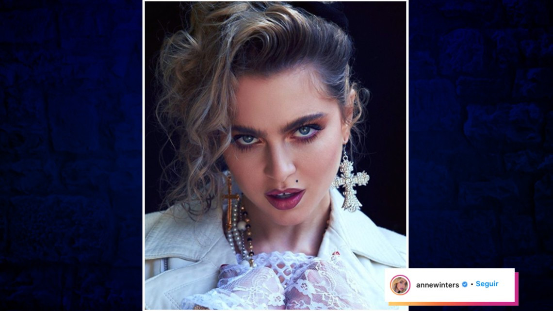 Anne Winters sorprende con su transformación de Madonna 
