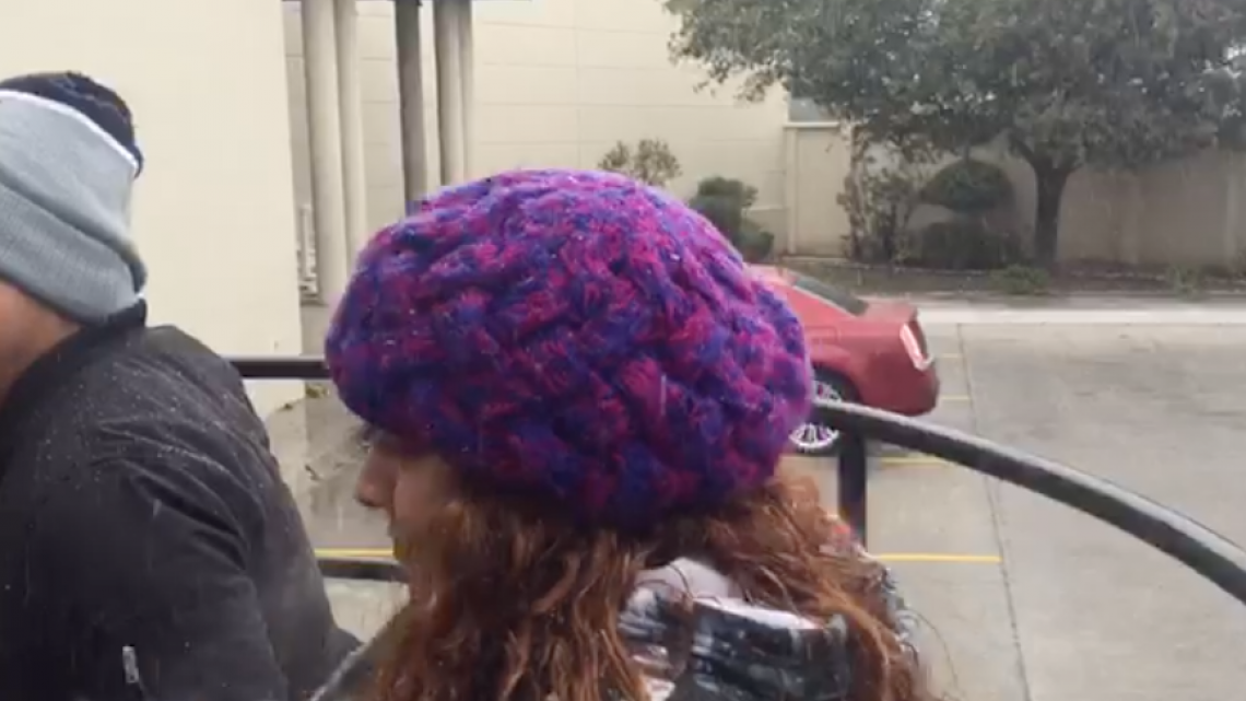 Se registra caída de aguanieve en Nuevo Laredo y Reynosa, con sensaciones térmicas actuales de -4 grados. 