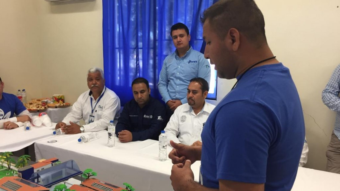 Presentan proyecto y piden apoyo para el crecimiento del Cobat 13 en Altamira