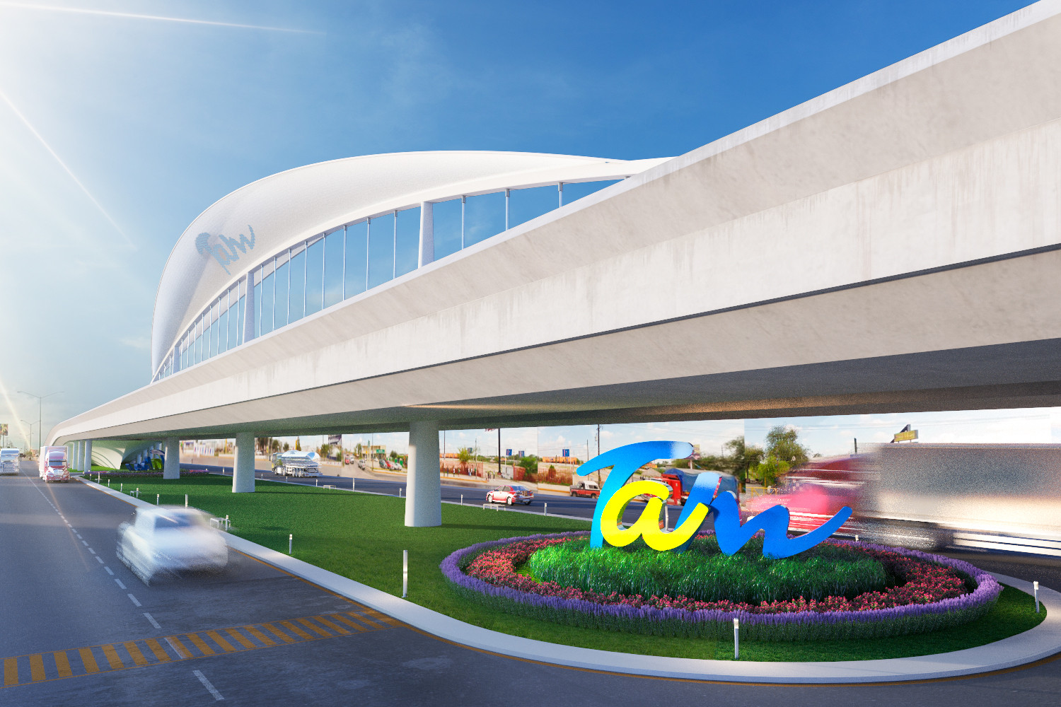 Gobierno de Tamaulipas invierte 200 mdp en puente superior vehicular