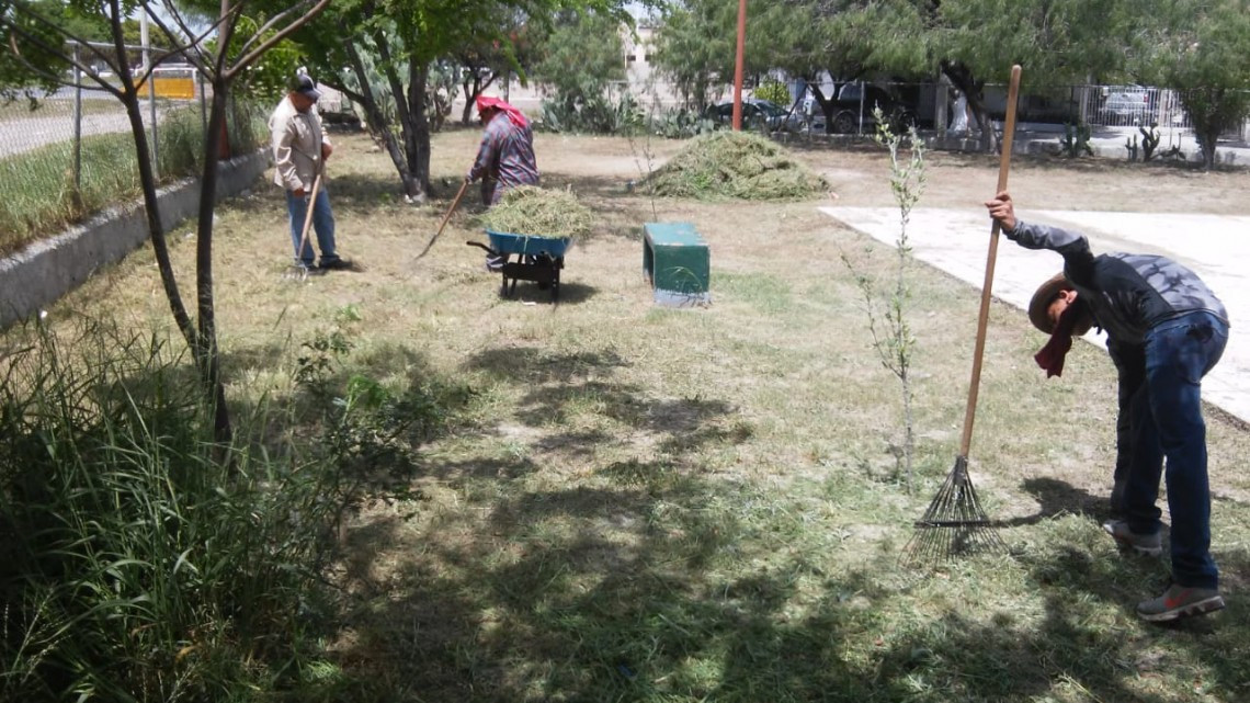 Limpian cuadrillas calles y sitios públicos 
