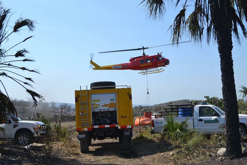 Se incrementan los incendios forestales al sur de Tamaulipas