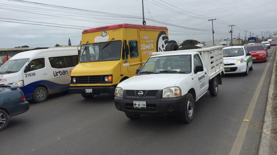 Protestan en Altamira por gasolinazo