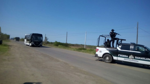 Llegan los primeros reos trasladados de Ciudad Victoria al penal de Altamira.