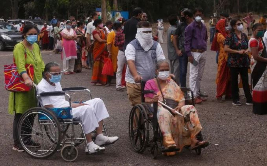 Registra India récord de casos diarios de COVID-19 