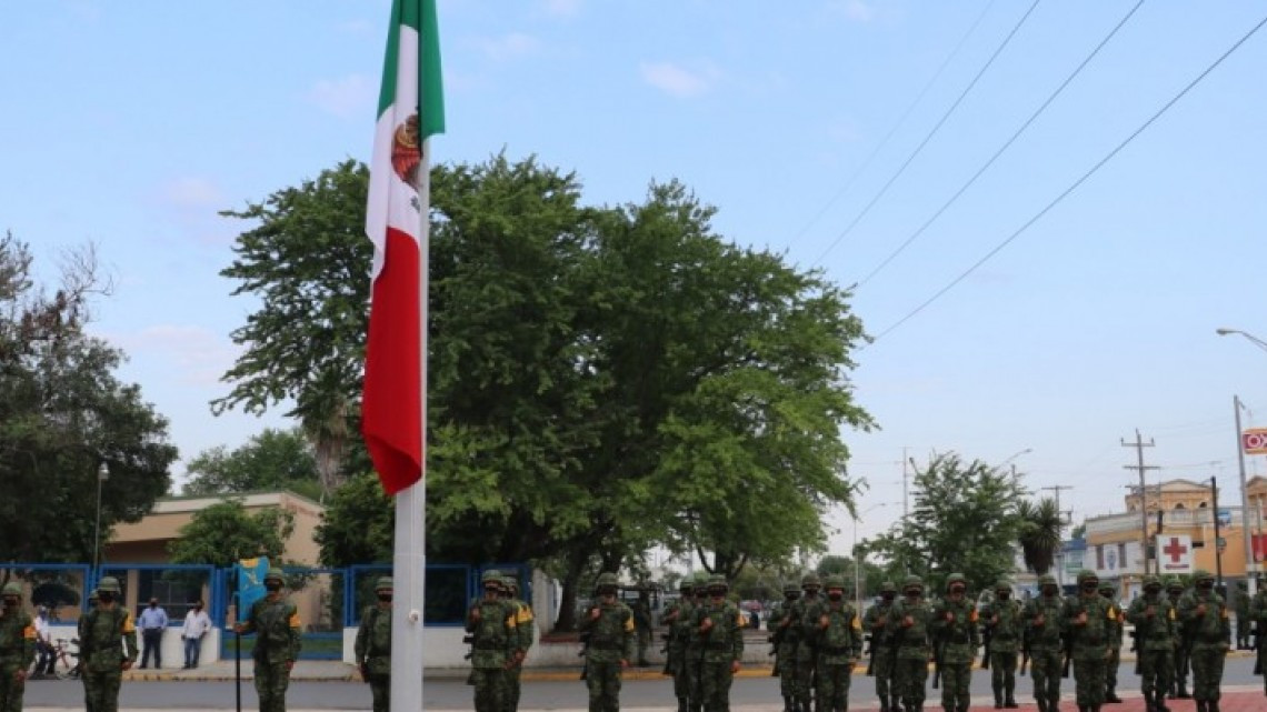 Conmemoran autoridades municipales y militares 173 aniversario de la Gesta Heroica de Chapultepec