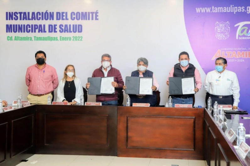 Renueva Altamira su Comité Municipal de Salud para sumar esfuerzos contra el Covid-19
