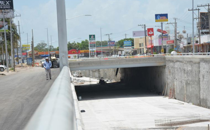 Por concluir construcción del paso inferior vehicular San Pedro