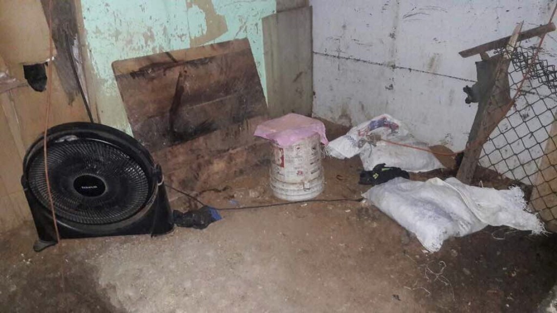 Imágenes del túnel por donde escaparon reos en Cd. Victoria