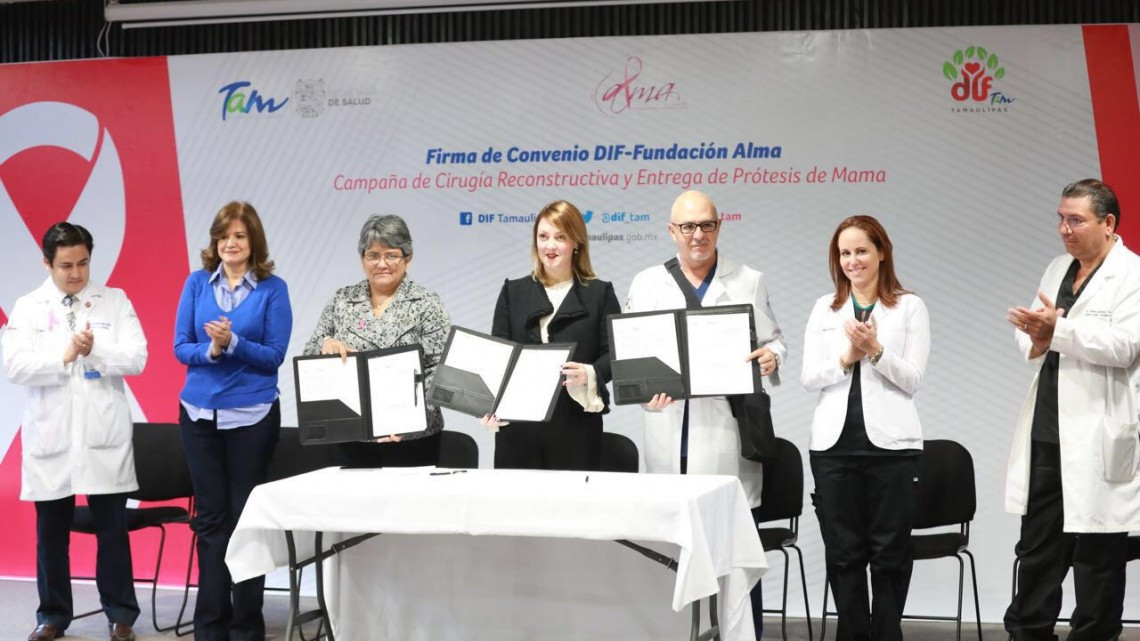 DIF Tamaulipas, SST y Fundación Alma hacen alianza