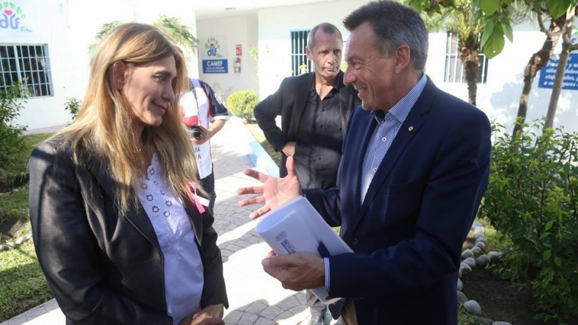 Maki y Peter Maurer se reúnen para hablar del tema migratorio
