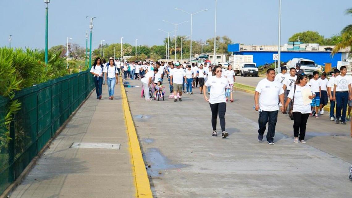 Realizan en Altamira caminata “Convivencia Familiar’’