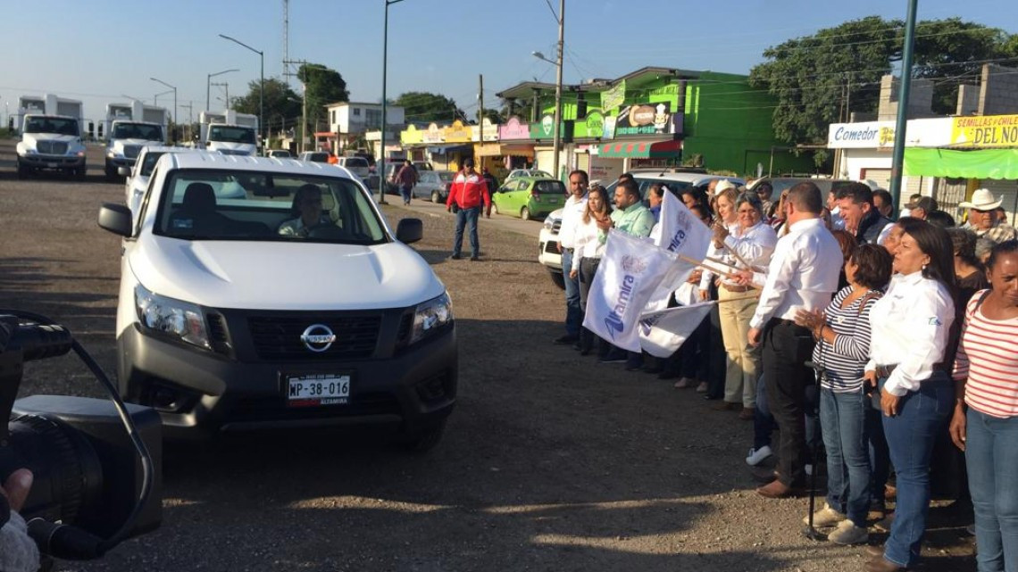 Se incrementa el parque vehicular y de camiones recolectores de basura en Altamira